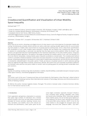 2018-03-29: Urban Planning paper on mobility space inequality published
